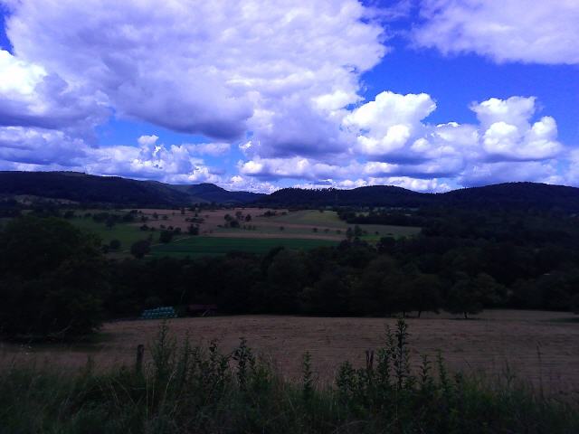 Blick über die Nord-Vogesen