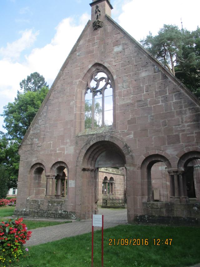 Klosterruine in Bad Herrenalb.