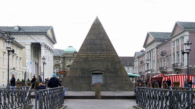 Das Wahrzeichen der Stadt Karlsruhe