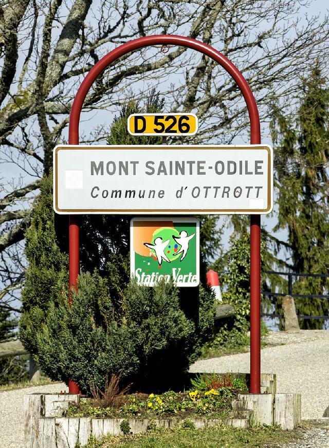 Hinweisschild Mont St. Odilie