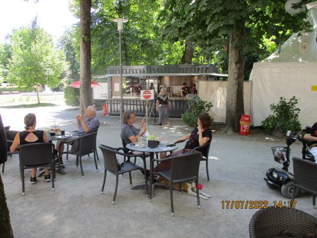 Kaffee Pause am See in Konstanz