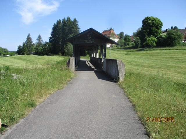 Auf dem Bähnles Radweg nahe Bonndorf/Schw.
