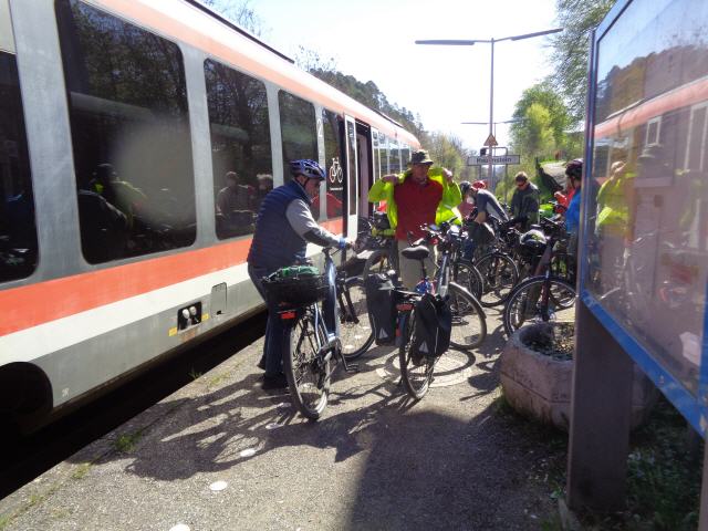 Ankunft in Hauenstein.